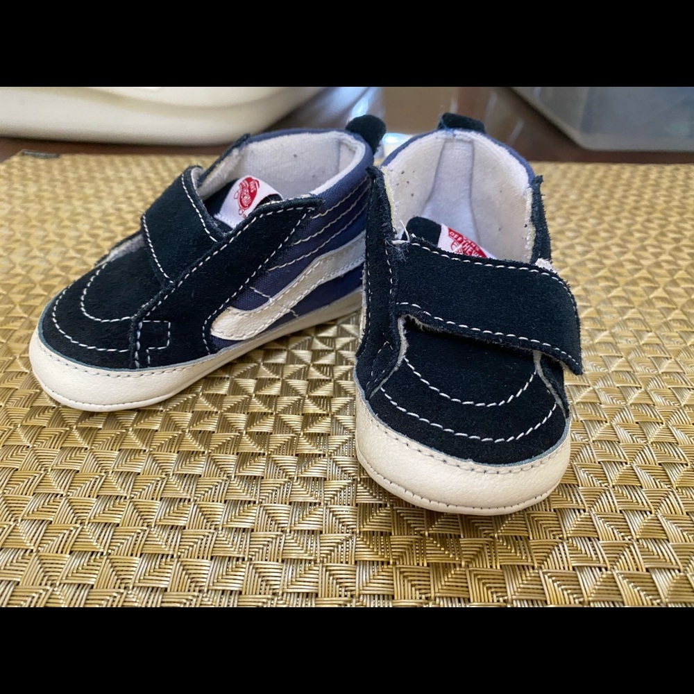 Vans Crib Shoes Sz 3 blue